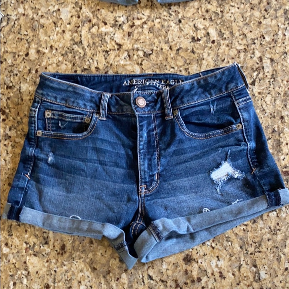 AEO high-rush jean shorts